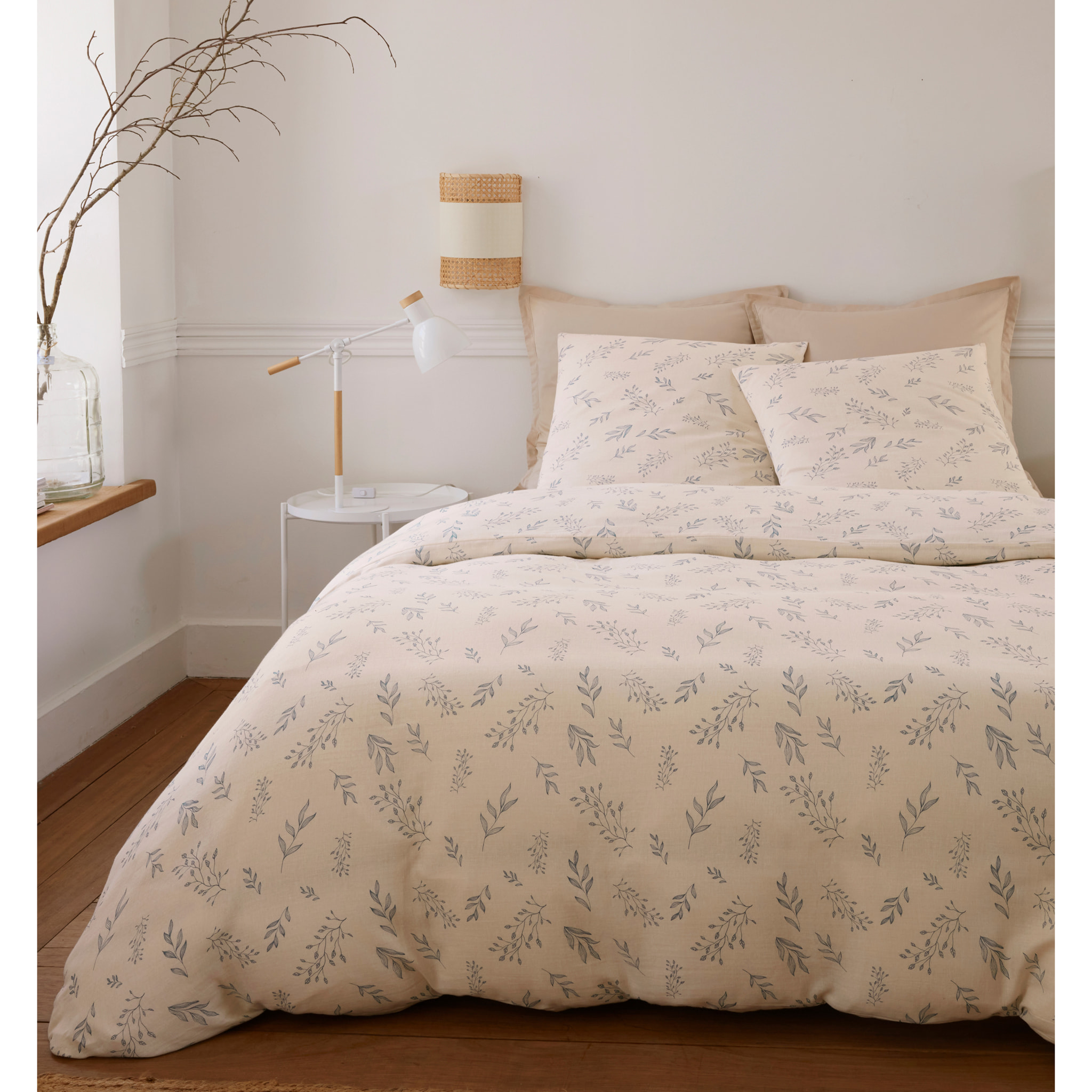 Parure housse de couette coton multicolore