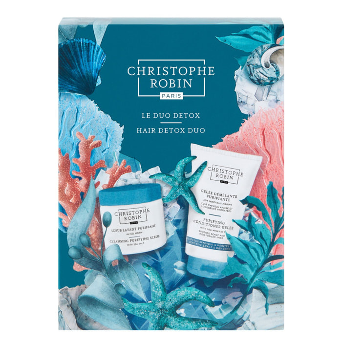 Duo Détox - Coffret Cheveux Scrub Lavant 40ml + Gelée Démaquillante 75ml
