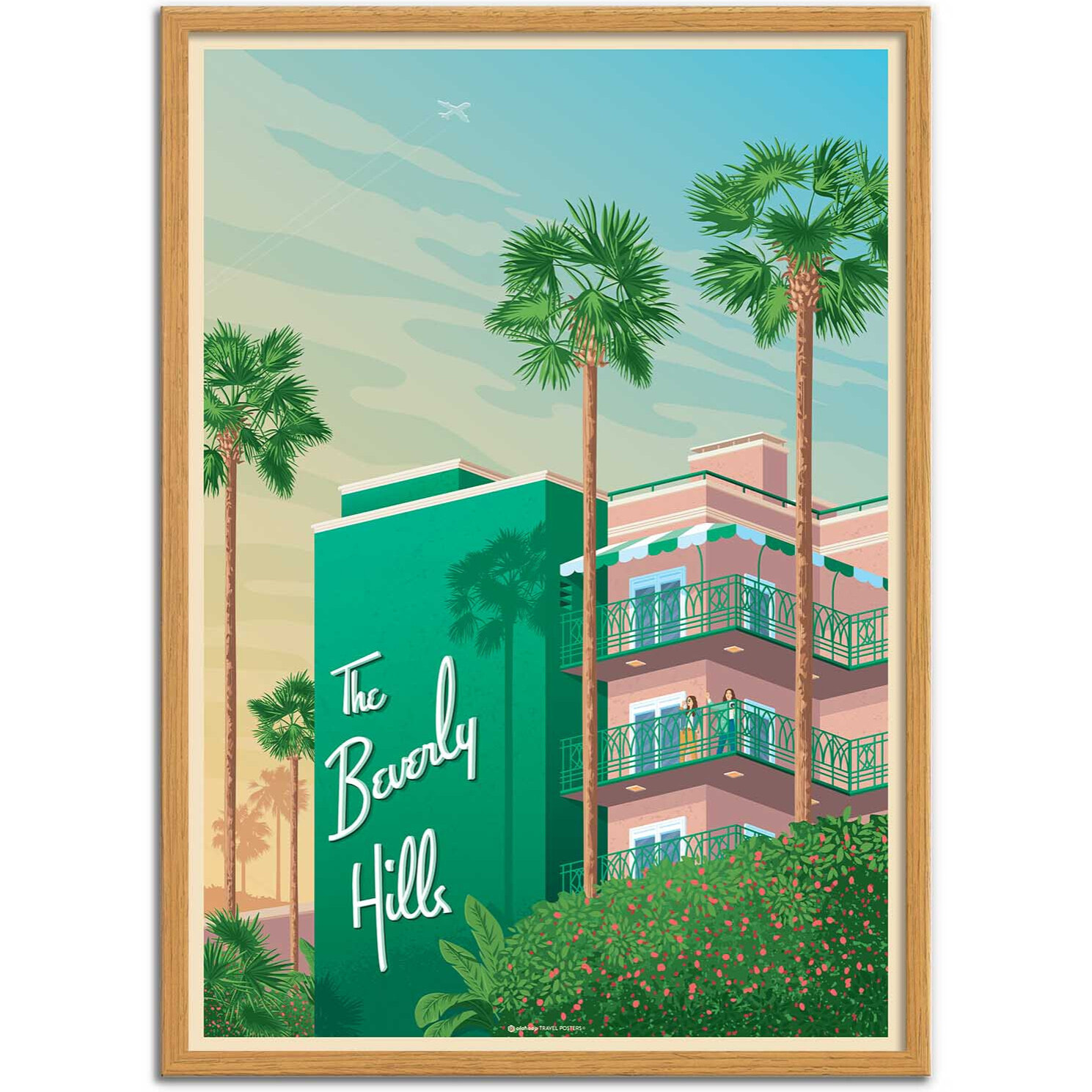 Affiche - Beverly Hills - Olahoop Travel Posters