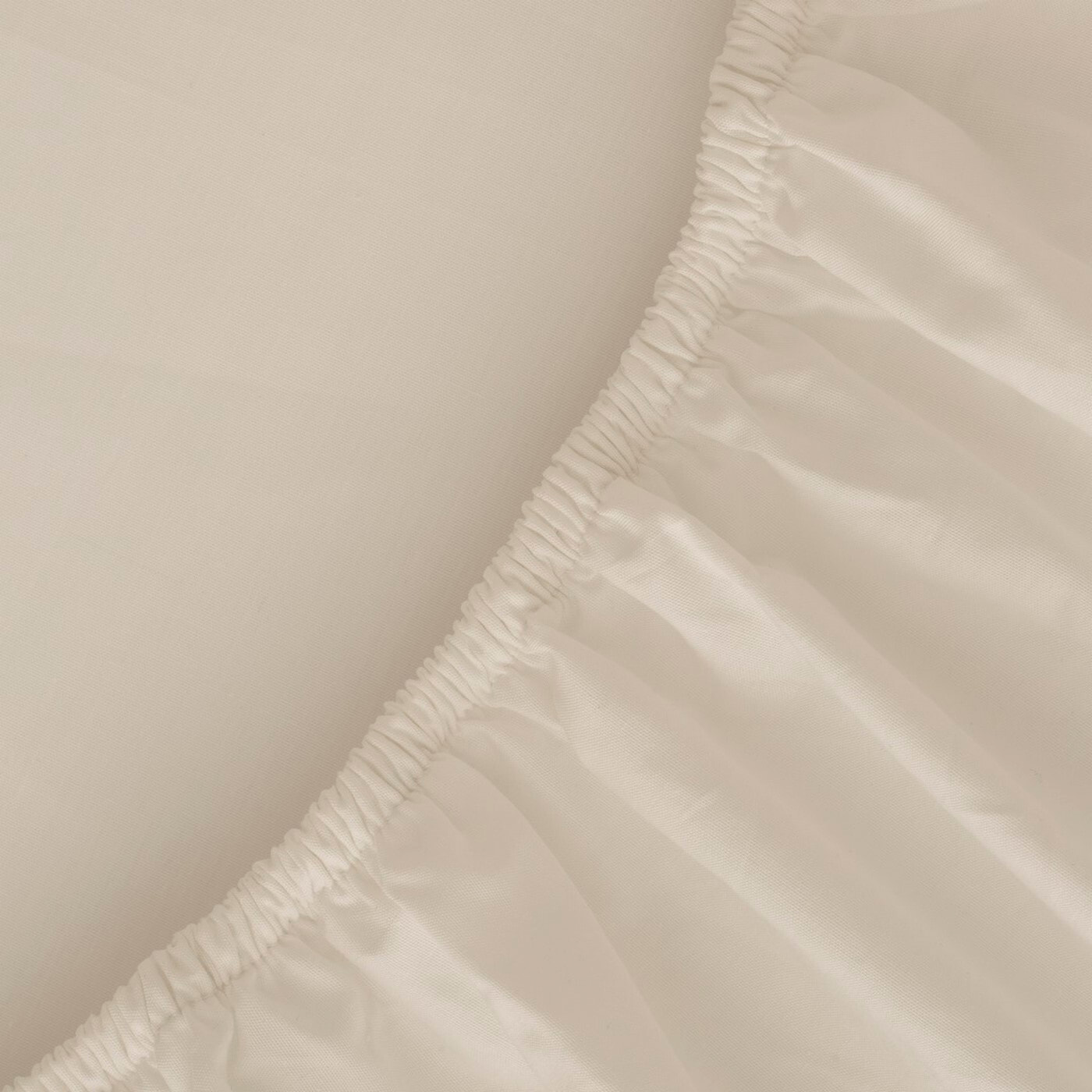 Drap housse percale coton 79 cm/2 ivoire