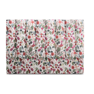 Tête de lit "Camargue" 180x120cm en velours motif tropical
