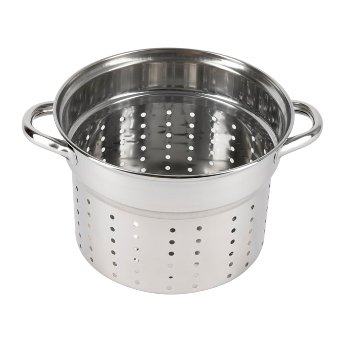 Juego de 18 pzs bateria de cocina acero inox ind lula