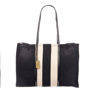 Borbore Bolso shopper Mujer. Fabricado en rafia sintética entrelazada.