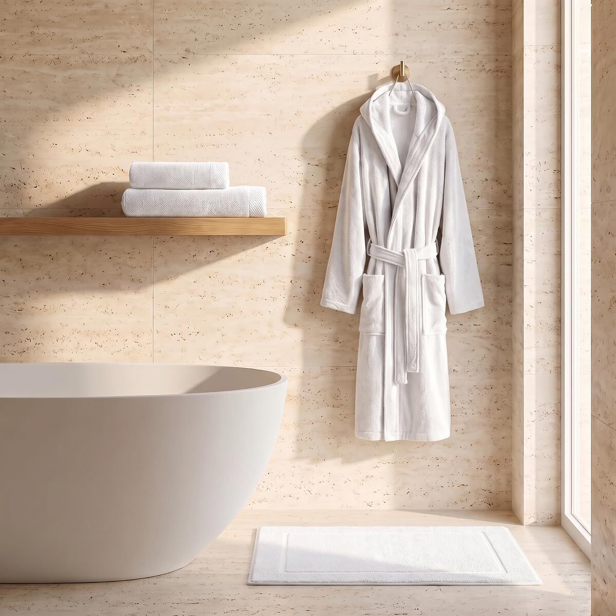 INTRECCI HOME Set Bagno Asciugamani Viso e Ospite, in Puro Cotone 500 g, Morbidezza Extra, Assorbenza Superiore