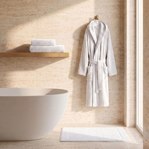 INTRECCI HOME Set Bagno Asciugamani Viso e Ospite, in Puro Cotone 500 g, Morbidezza Extra, Assorbenza Superiore