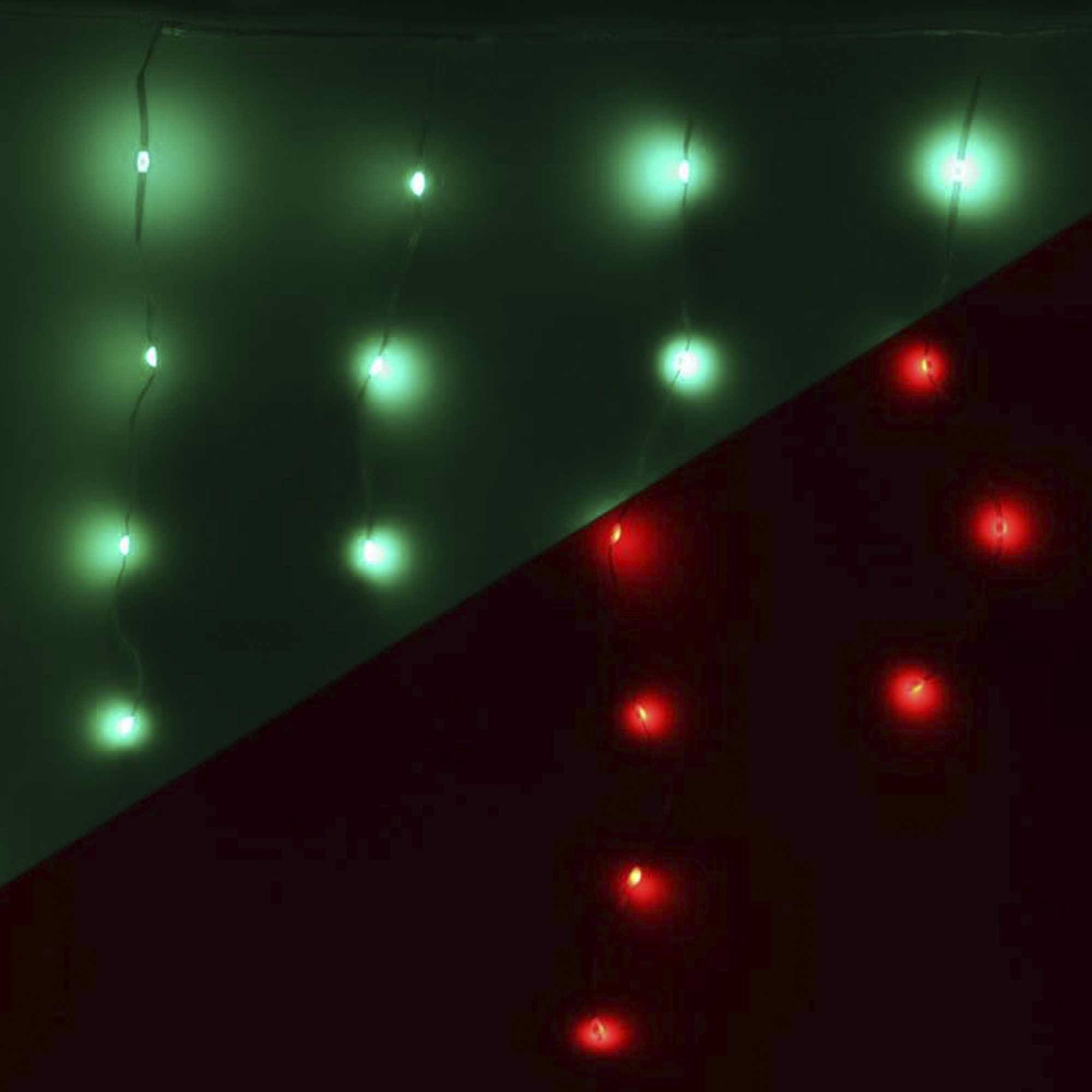 Conjunto de cortina con 172 luces led rgb con 40 cuerdas