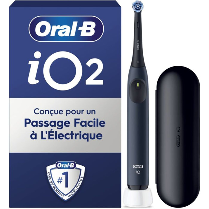 Brosse à dents électrique ORAL-B iO2 Marine Blue Deep Clean + Travel Case
