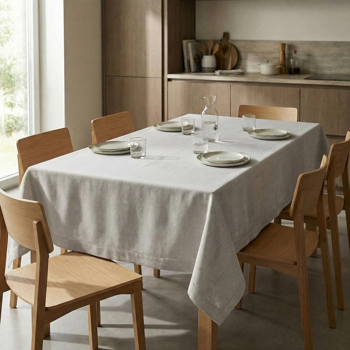 Tovaglia ajour in cotone - BIANCO