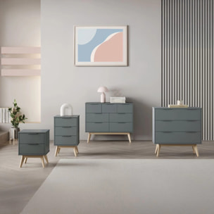 Cómoda Numa Verde Salvia - Oak Soft