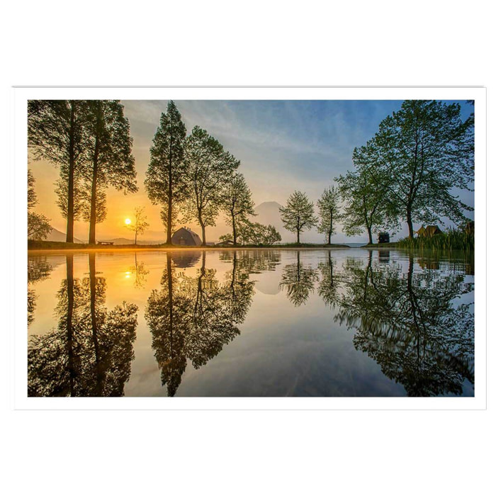 Affiche Reflet du Mont fuji Affiche seule