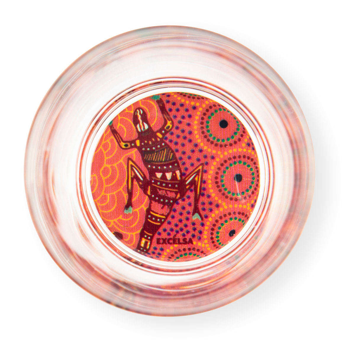 Set 6 Bicchieri Excelsa – Aboriginal, Vetro Multicolore