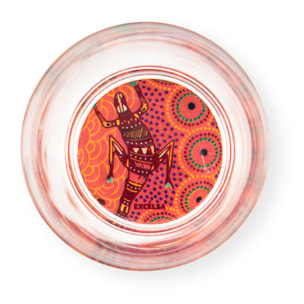 Set 6 Bicchieri Excelsa – Aboriginal, Vetro Multicolore