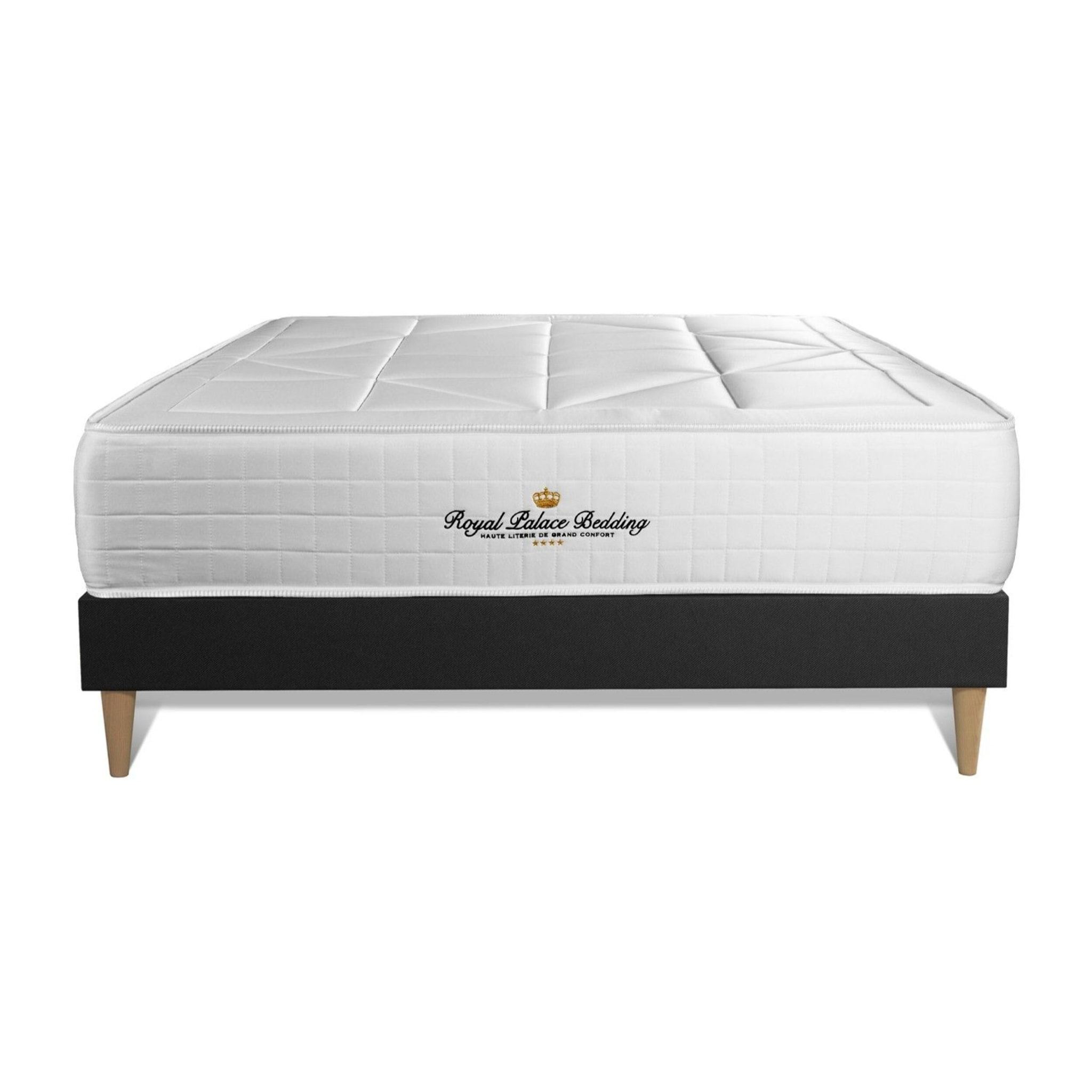 Ensemble 1p - Matelas Ressorts ensachés et mémoire de forme -  Maxi Epaisseur : 26cm - Confort : Équilibré - Windsor