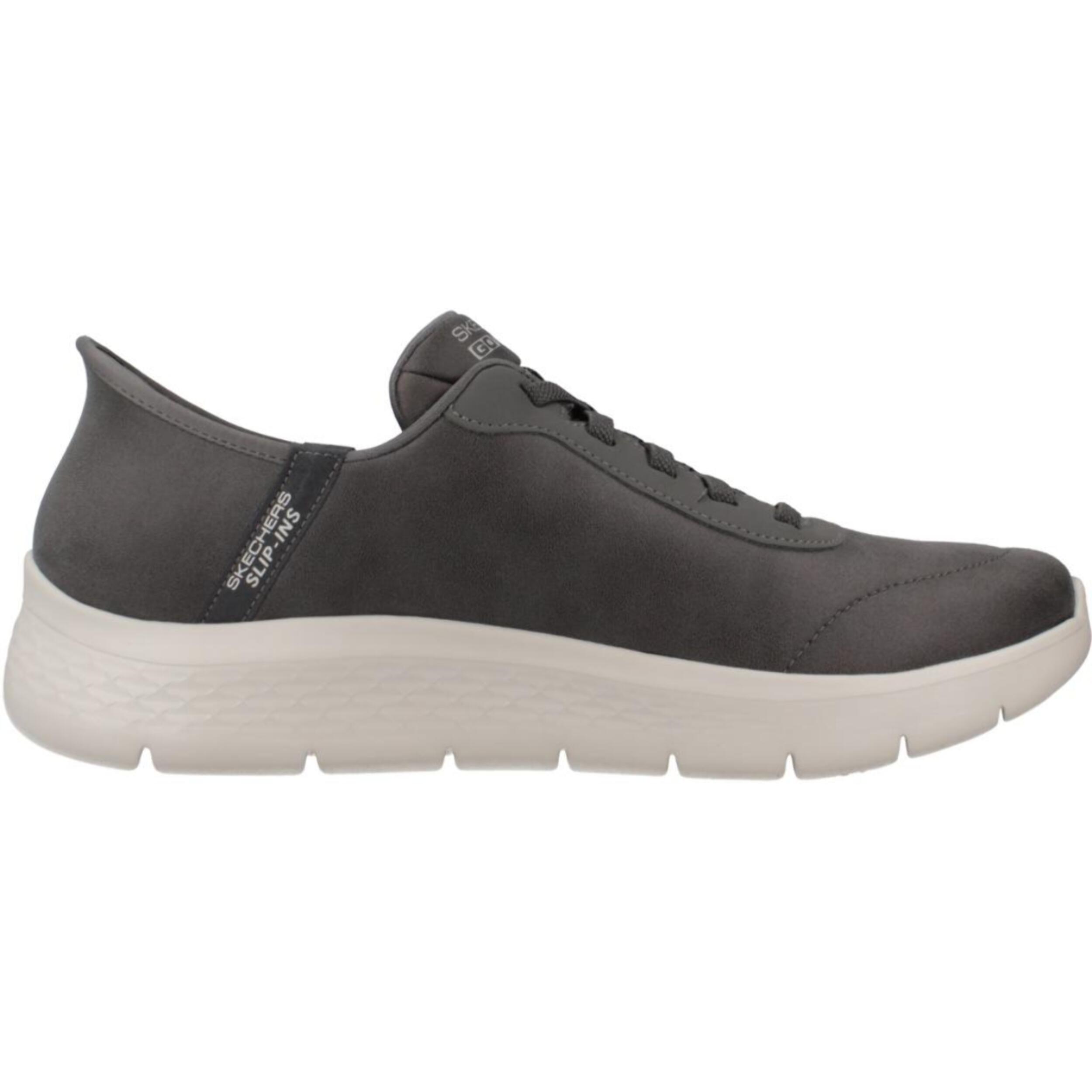 Sneakers De  Hombre Slip - Ins Go Walk Flex - Smoot Gris