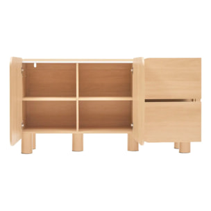 Buffet 2 portes 2 niveaux Homelya H80cm