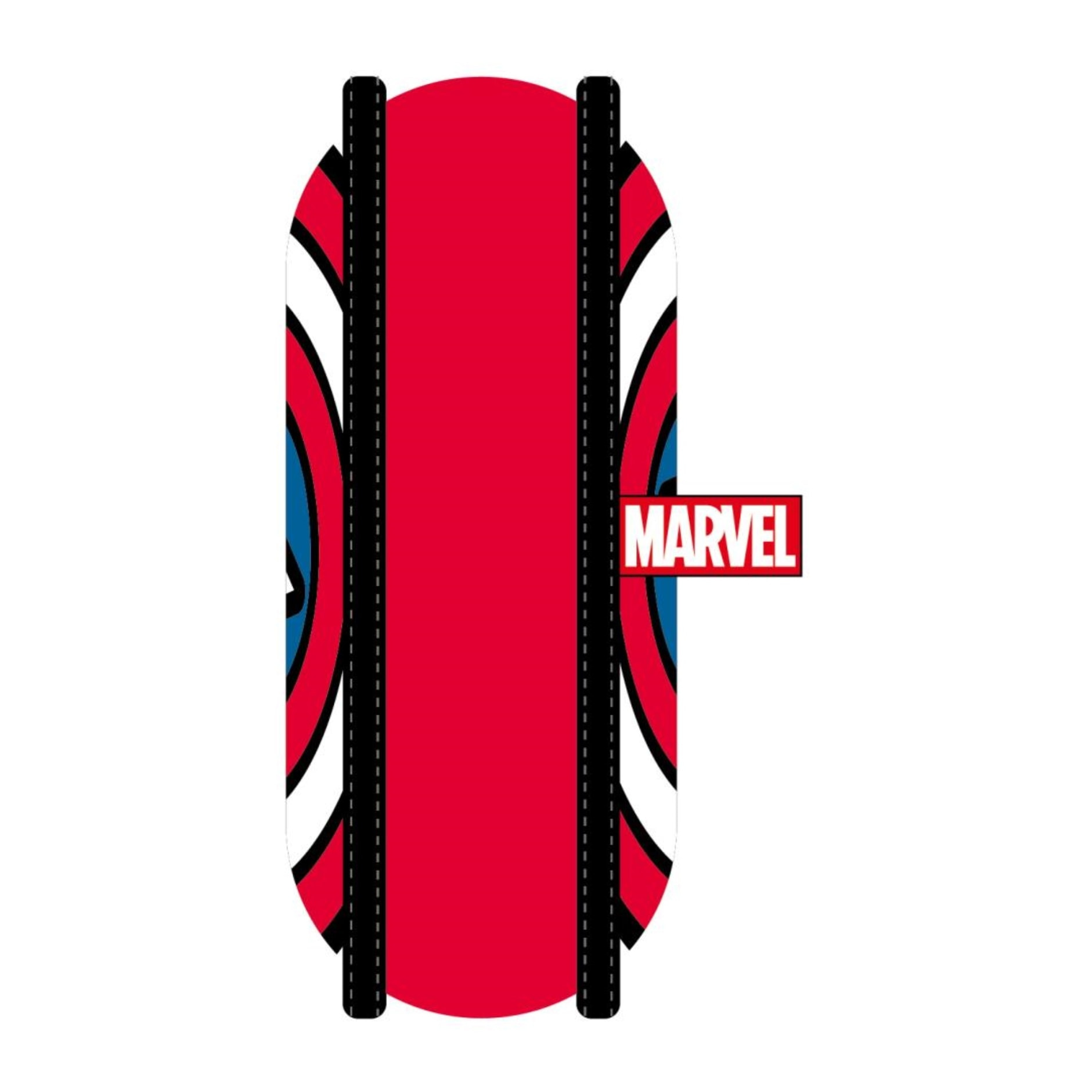 Juguete mordedor en tpr para perros diseño avengers capitan américa