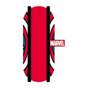 Juguete mordedor en tpr para perros diseño avengers capitan américa