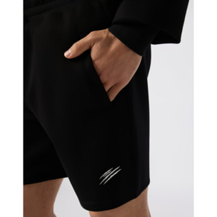 PLEIN SPORT Jogging Shorts Chrome Scratch