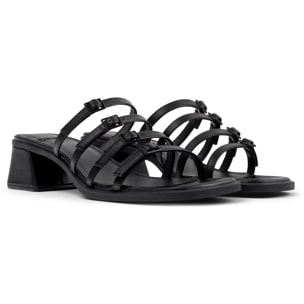 Sandalias - CAMPER Kora Sandal - Negro - Cuero liso