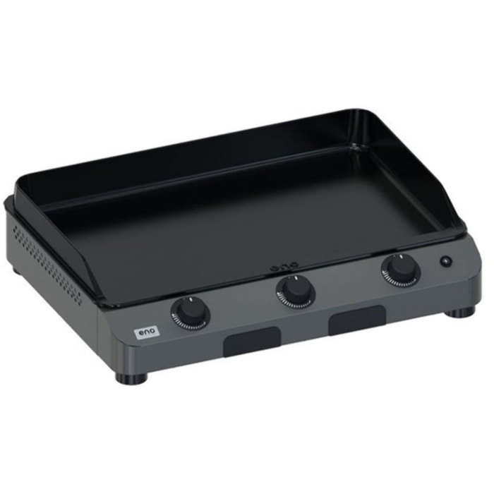 Plancha gaz ENO FUSION 75 Gris cargo 3 brûleurs à poser, 74x40 cm