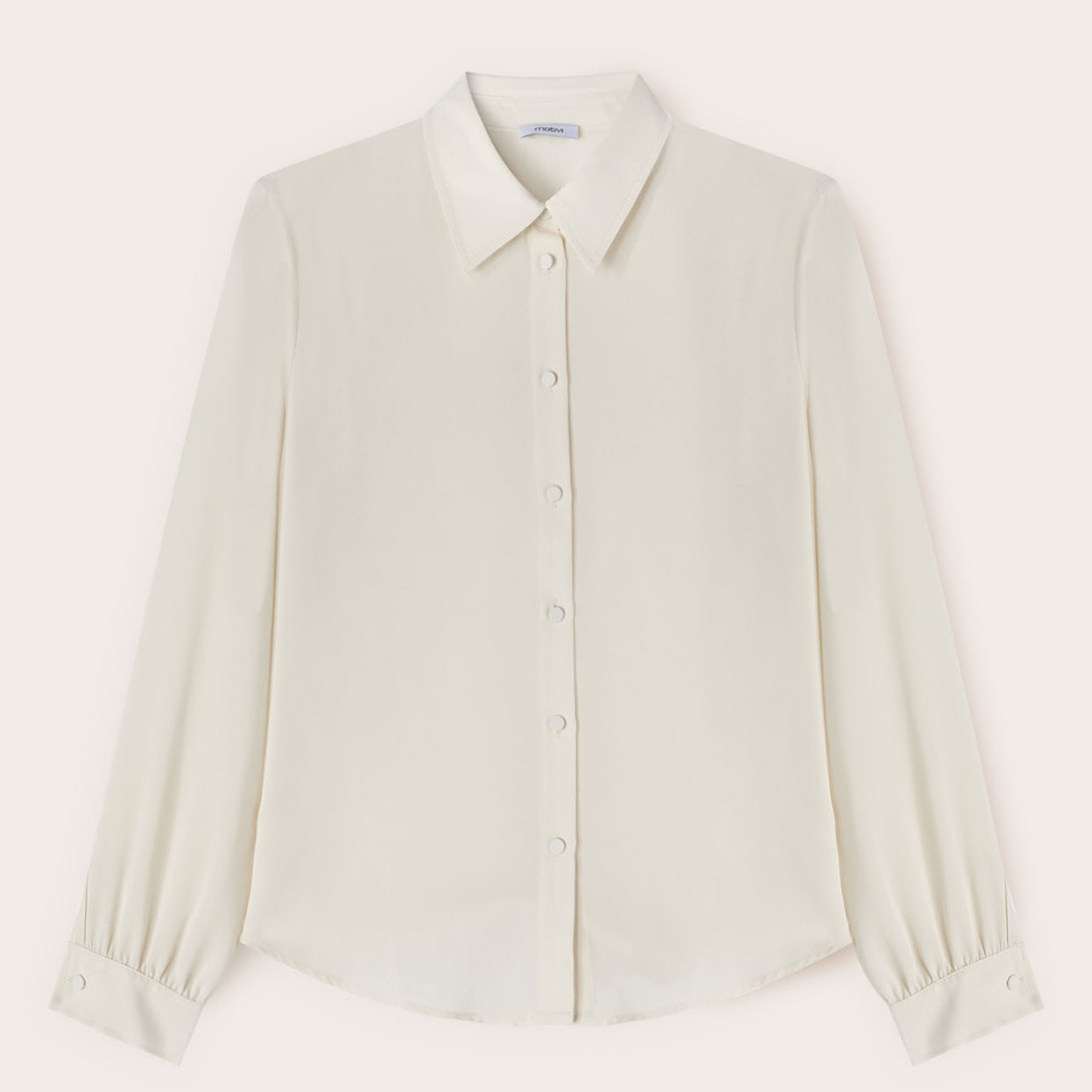 Motivi - Camisa de gasa - Blanco