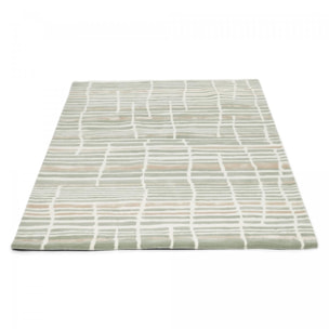 Tapis salon et chambre fait à la main en laine motif abstrait