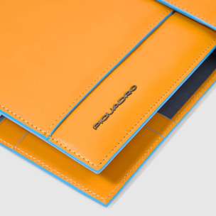 Piquadro Organiseur en cuir avec boucle pour stylo