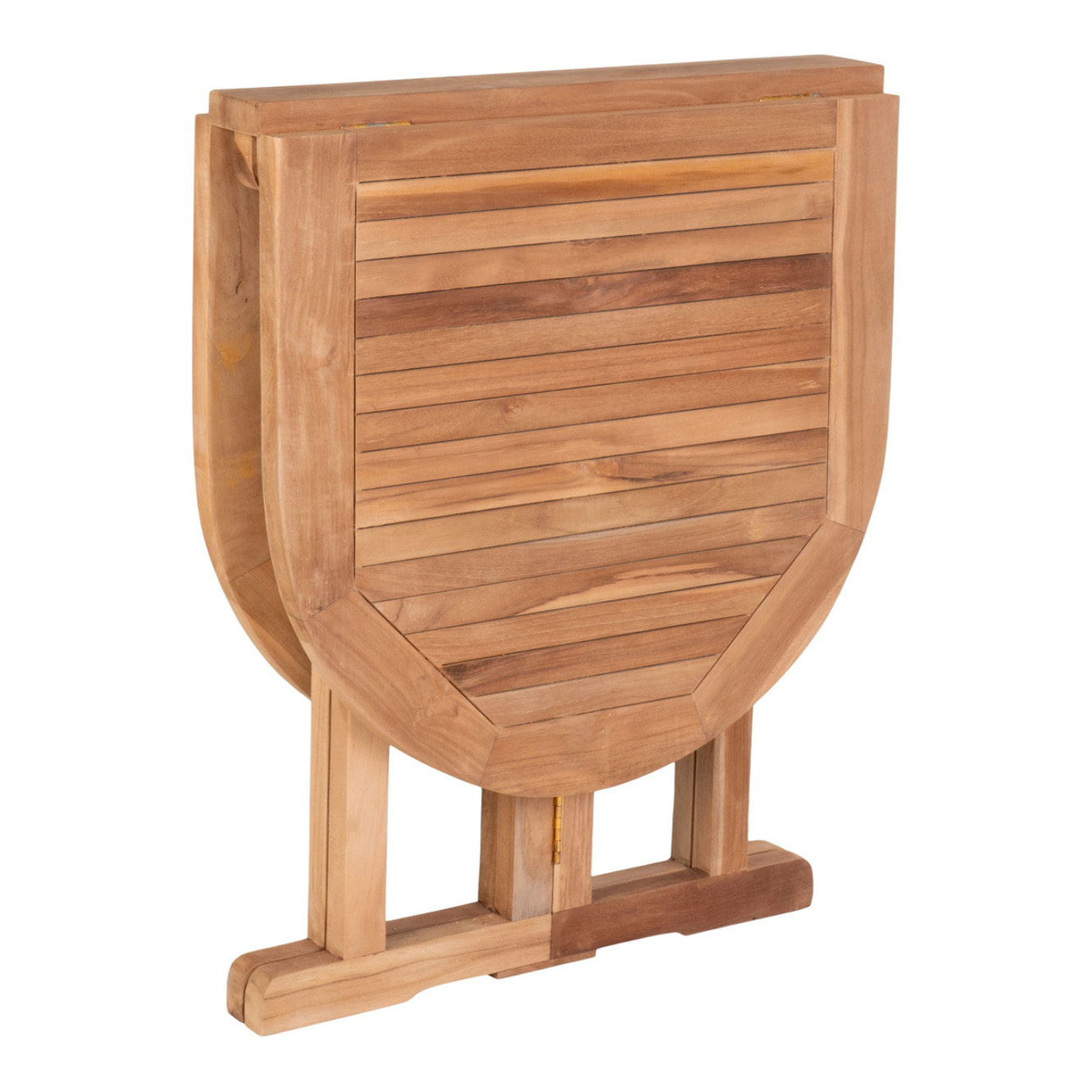 Tavolo da esterno Huelva in teak naturale 120x60x75 cm