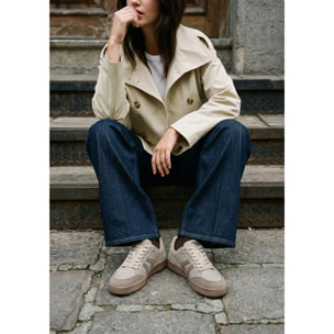 Zapatillas Unisex Play D en Blanco y Gris D.Franklin