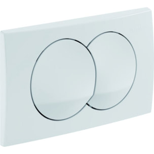 Placa de disparo GEBERIT Delta 20 - Blanco alpino - 115.100.11.1