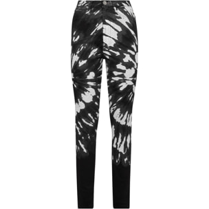 PHILIPP PLEIN Jegging de cintura alta TIE DYE