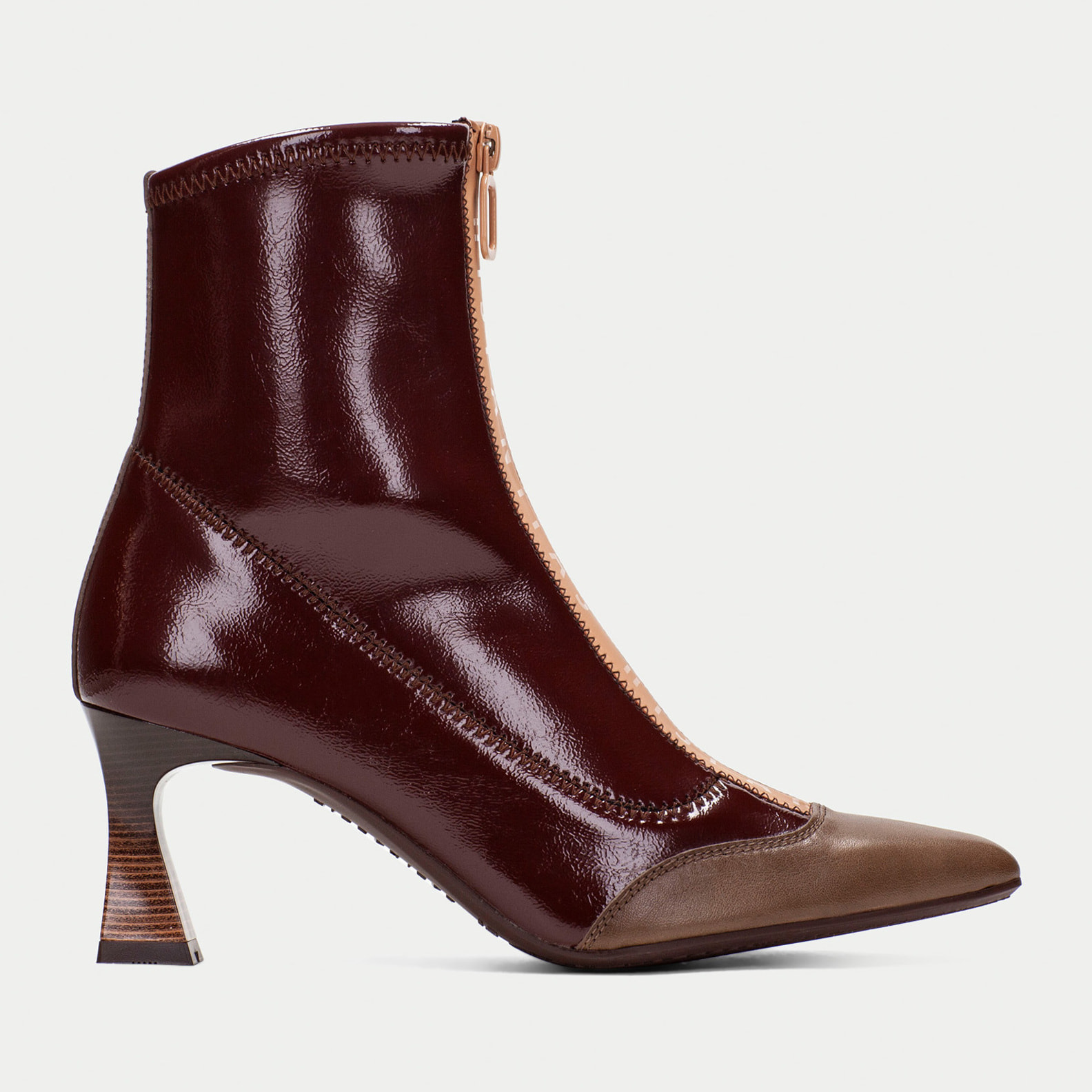 Botin Dalia Taupe marron 6,5 cm