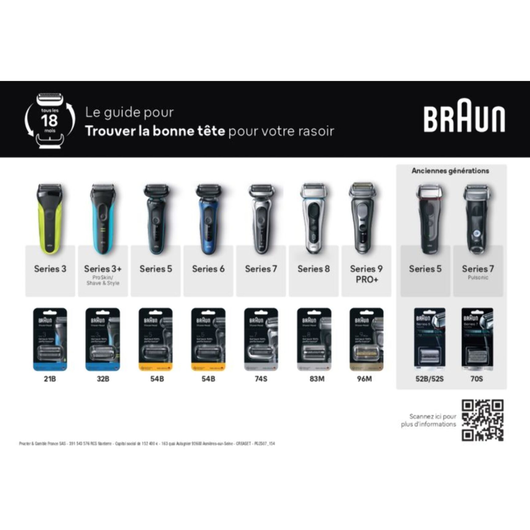 Rasoir électrique BRAUN Series 7 72-G1200s