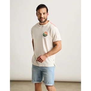 Camiseta Manga Corta Naranja - Seagulsun