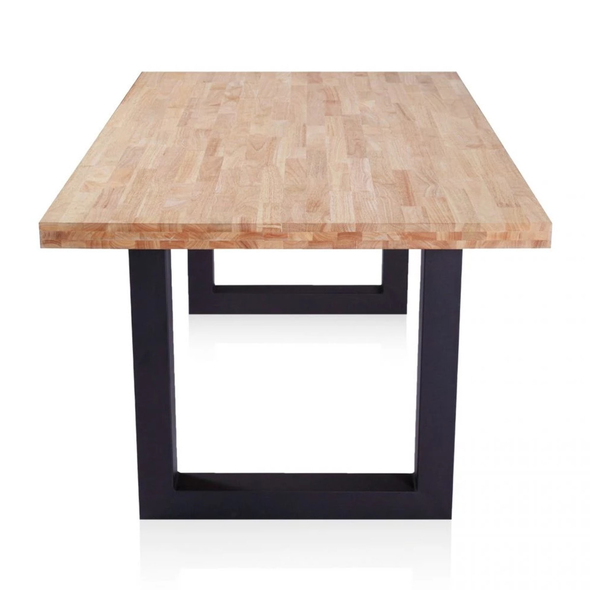 Mesa de comedor Loft 160 Roble salvaje - Negro