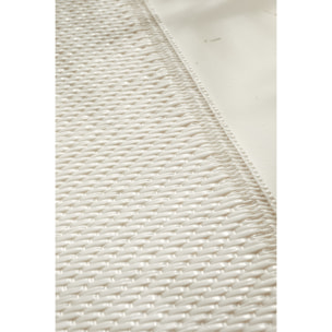 CAPRI - Tapis d'extérieur à motif uni - Blanc