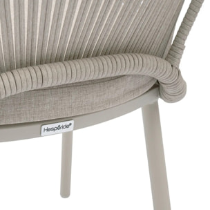 Fauteuil de jardin Oryon empilable argile