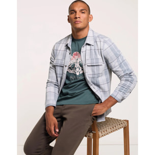 Sobrecamisa a Cuadros Gris - Sereno