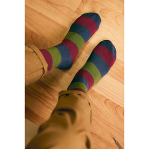 Confezione da 3 calzini termici alti stampati senza polsini