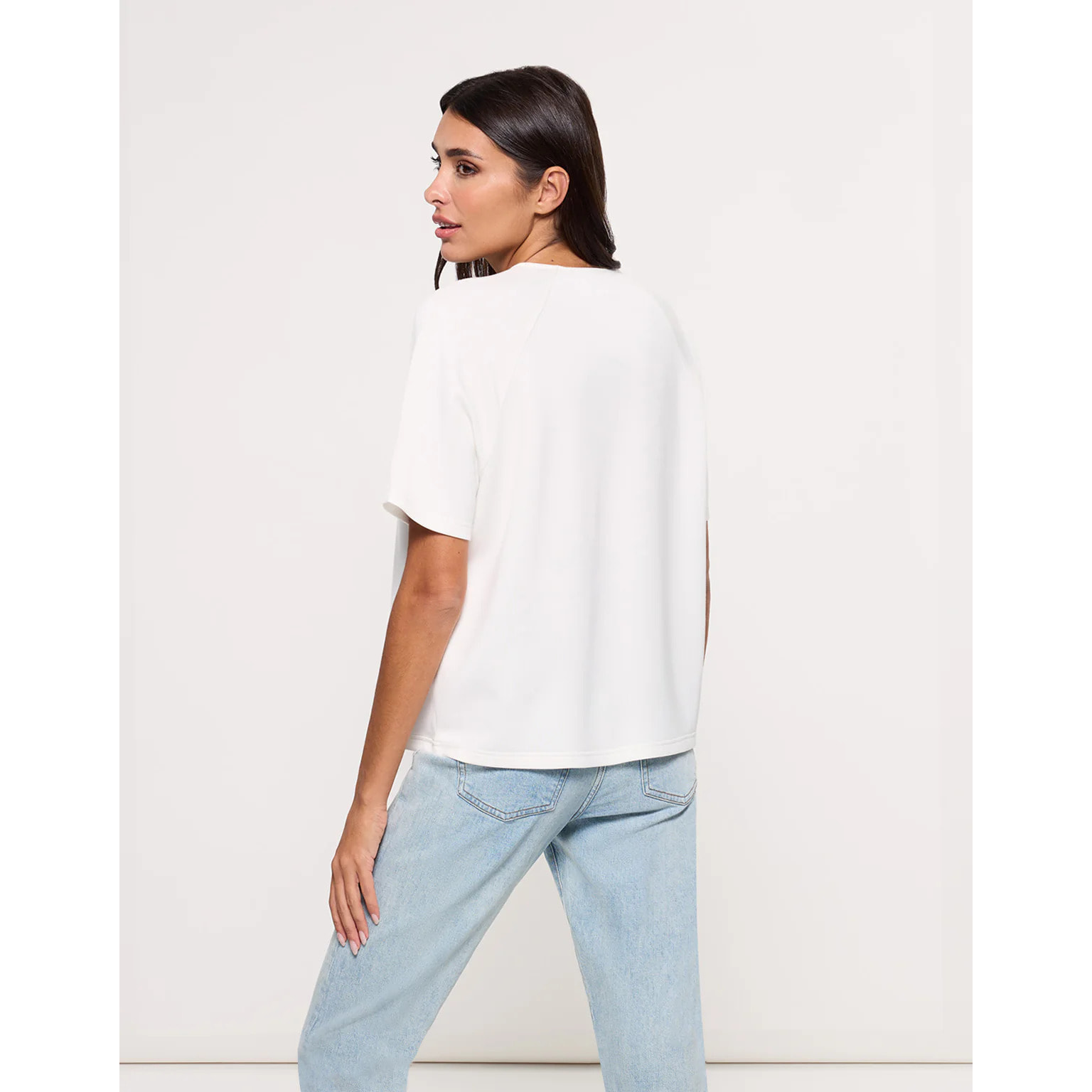 Camiseta Manga Corta Blanca - Young