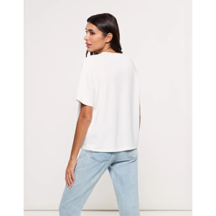 Camiseta Manga Corta Blanca - Young