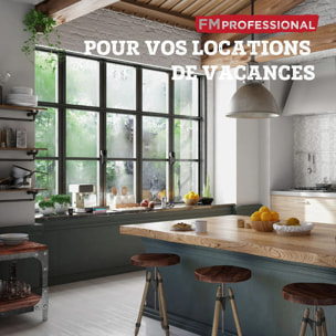 Lot de 12 salières/poivrières FM Professional