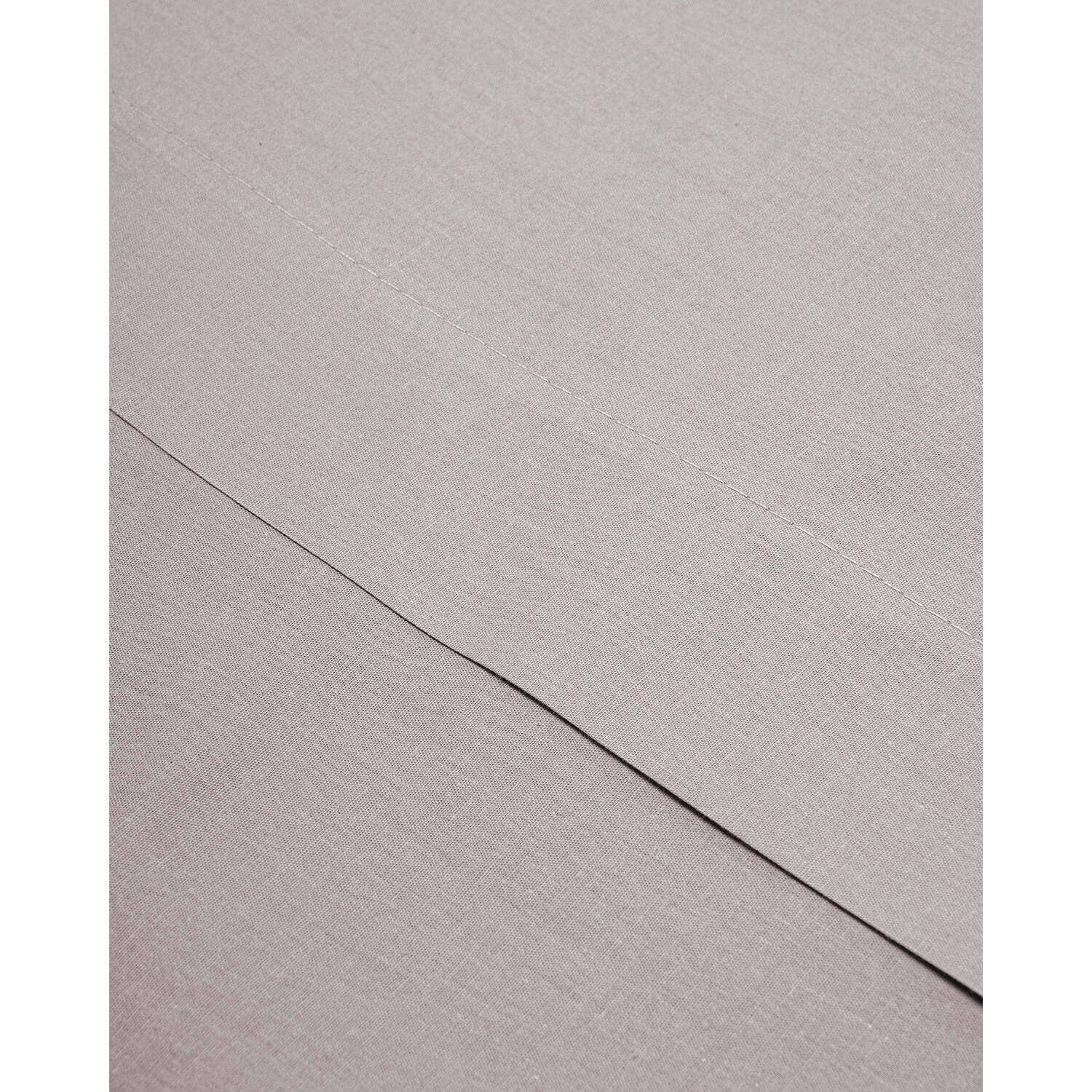 Juego de sábanas algodón lisas gris perla
