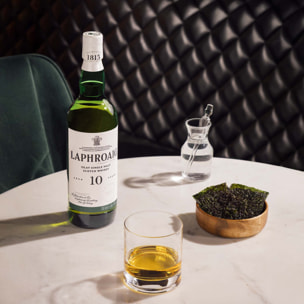 Laphroaig 10 ans Islay Single Malt Scotch Whisky avec Étui| 40% vol | 70cl