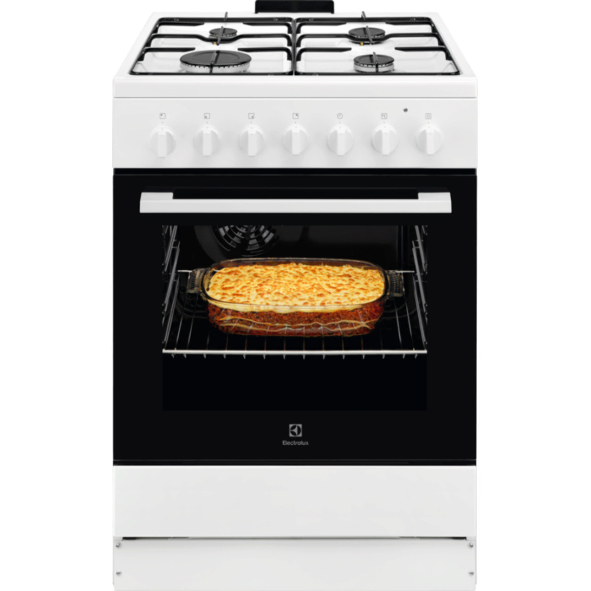 Electrolux Cucina a libera installazione mista piano a gas + forno elettrico LKK620010W