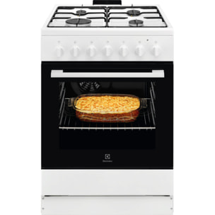 Electrolux Cucina a libera installazione mista piano a gas + forno elettrico LKK620010W