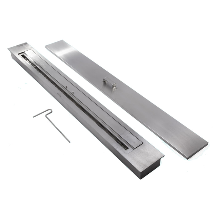 Bloque de combustión tamaño grande con fibra cerámica y regulador de llama F96150 PURLINE 7000 W