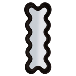 SPECCHIO DA MURO MONICA NERO CM 58X4X160 (MISURA SPECCHIO CM 39X124)