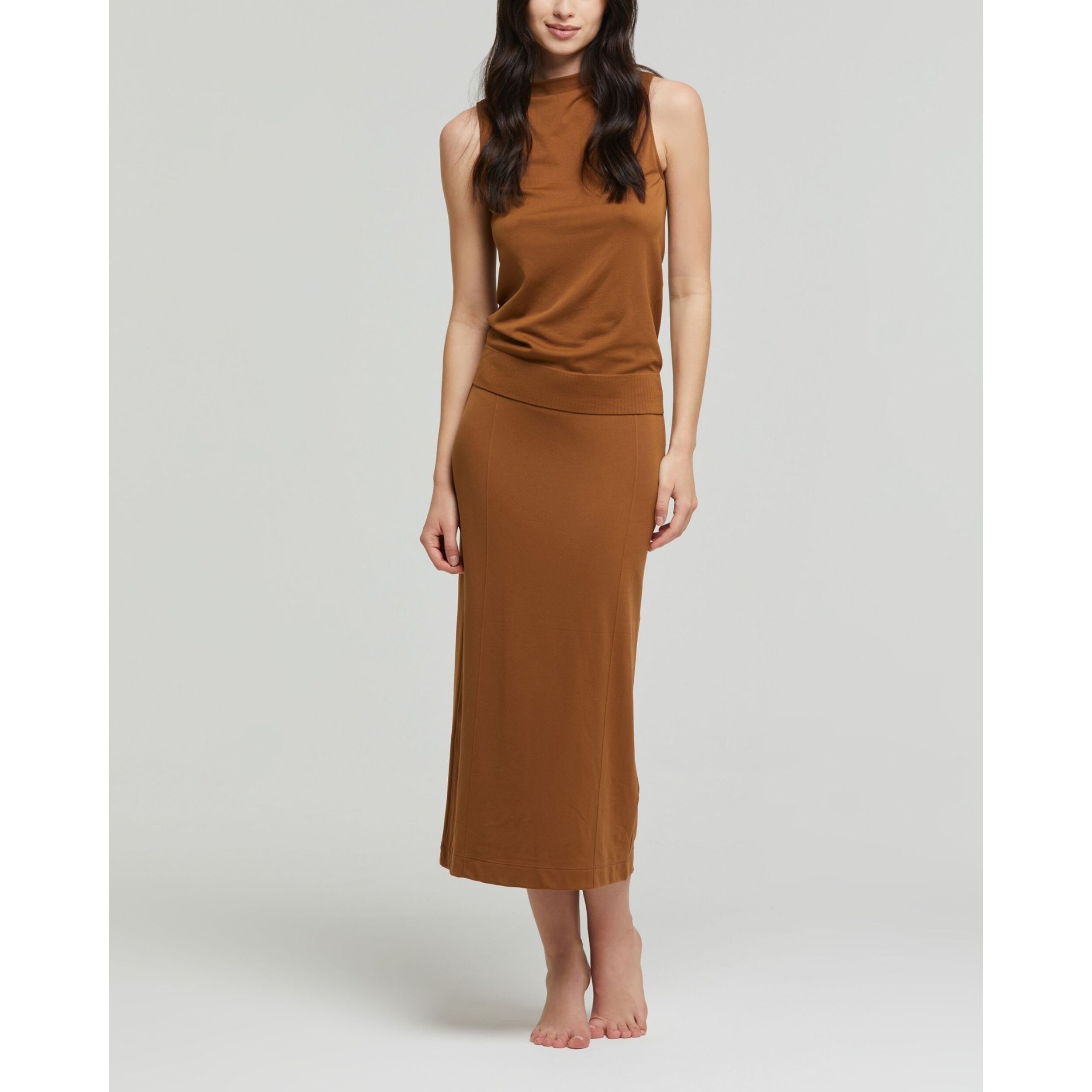 Smanicato scollo barchetta seamless