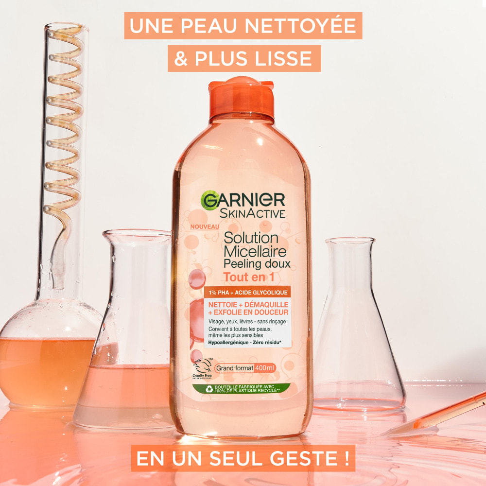 Lot de 6 - Garnier SkinActive Micellaire Peeling 400ml